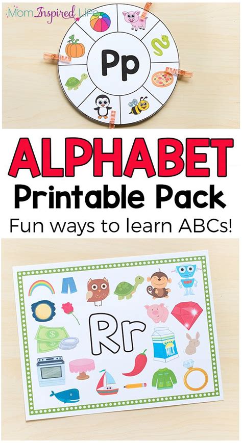 These alphabet printables and activities are perfect for preschool and ...