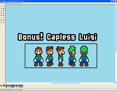 SMBHotS Luigi Sprite Sheet 2015 Preview #01 by HeiseiGoji91 on DeviantArt