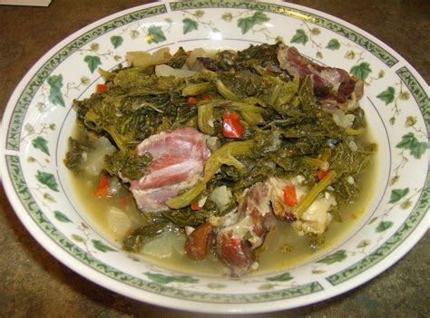 Rose S Southern Cooked Mustard Turnip Greens Recipe Greens Recipe ...