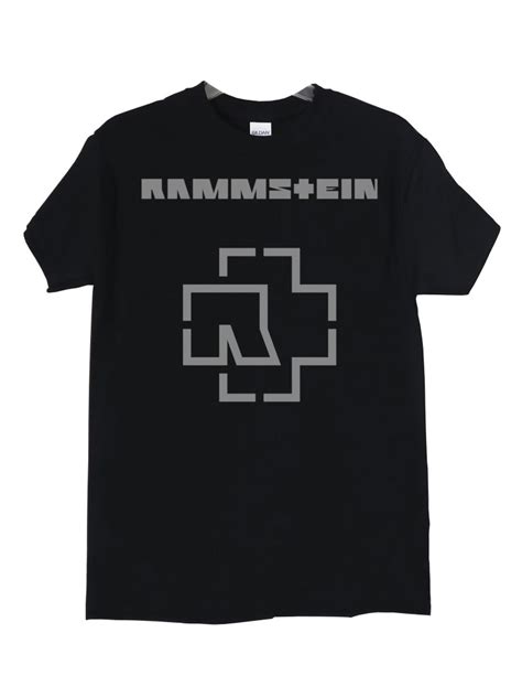 Rammstein Logo Polera Negra Hombre - Poleradicto - Poleras Estampadas ...