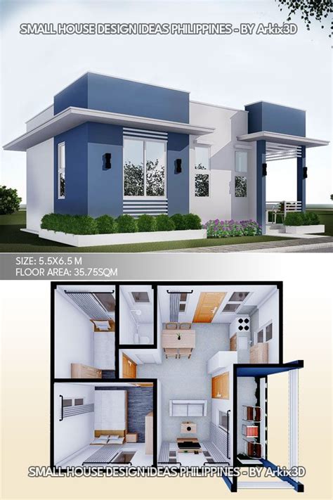 Two Bedroom Floor Plans for Residential Building