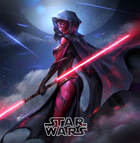 STAR WARS Fan Art - Daughter of Darth Maul by Jeremy Chong — GeekTyrant