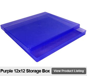 12 x 12 Scrapbook Paper Storage Boxes | WestonBoxes: Plastic Storage Boxes