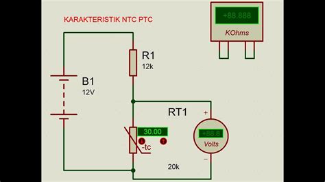 Ntc Thermistor Circuit Diagram