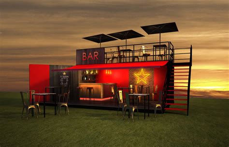 Shipping Container Bar