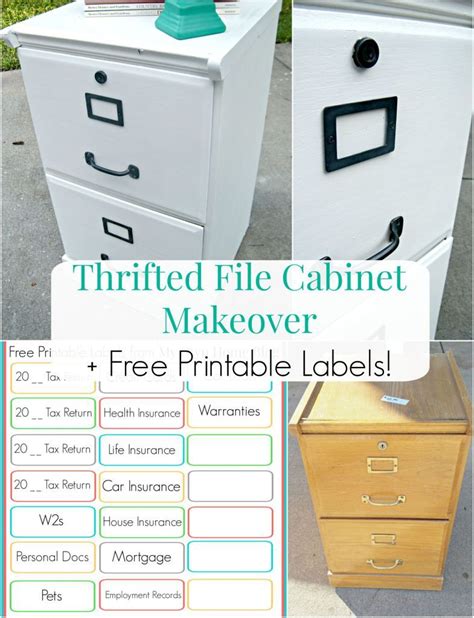 File Cabinet Labels Printable