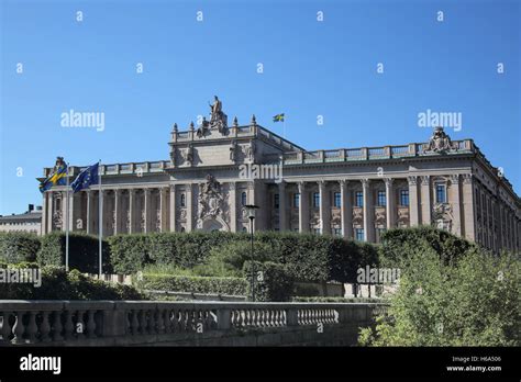 swedish parliament building stockholm Stock Photo - Alamy