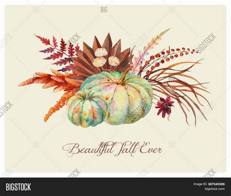 Watercolor Boho Fall Image & Photo (Free Trial) | Bigstock