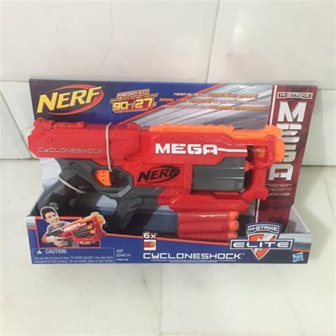 Nerf Elite Mega Cycloneshock, Hobbies & Toys, Toys & Games on Carousell