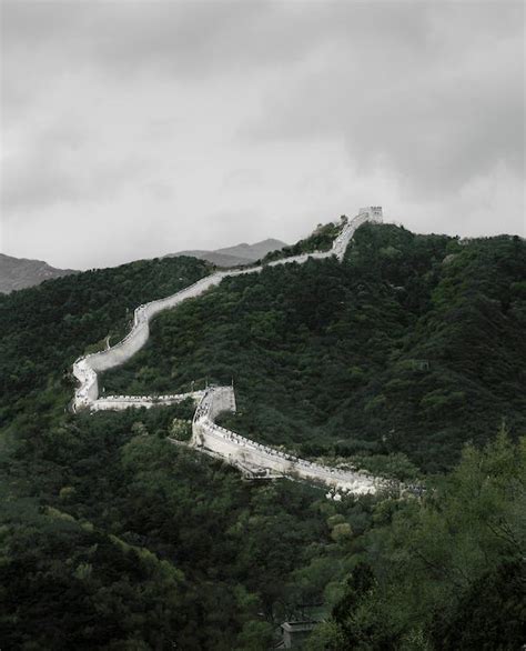 Aerial View of the Great Wall of China · Free Stock Photo