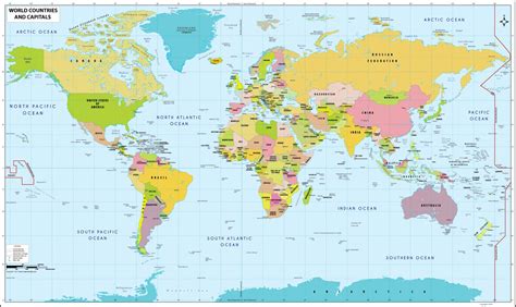 World map to print | High Quality Maps【FREE】