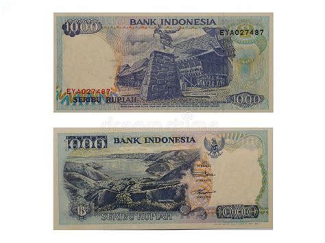 Isolated Indonesian Banknotes. Indonesian Currency Editorial Photo ...