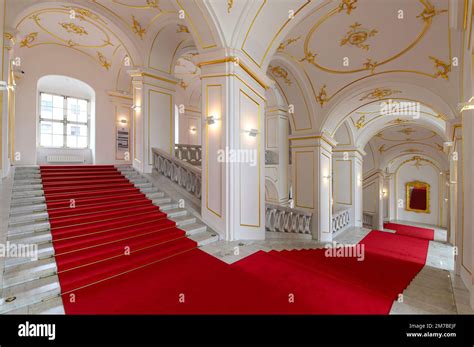 Bratislava, Slovakia. Interior of the Bratislava Castle (Hrad) and ...