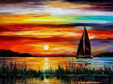 Sunset Painting Watercolor at PaintingValley.com | Explore collection ...