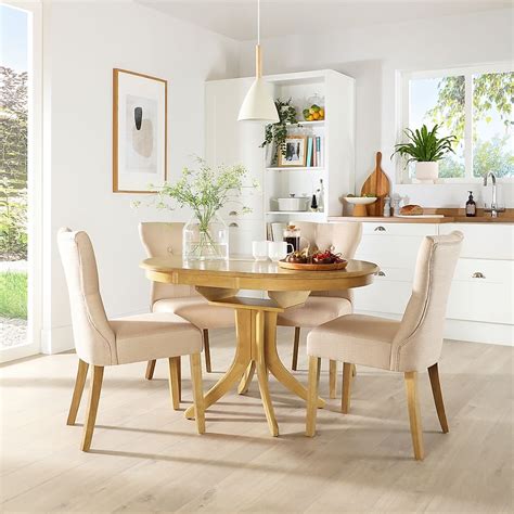 Extending Dining Table Set Dining Table Chairs Round Extending Hudson ...