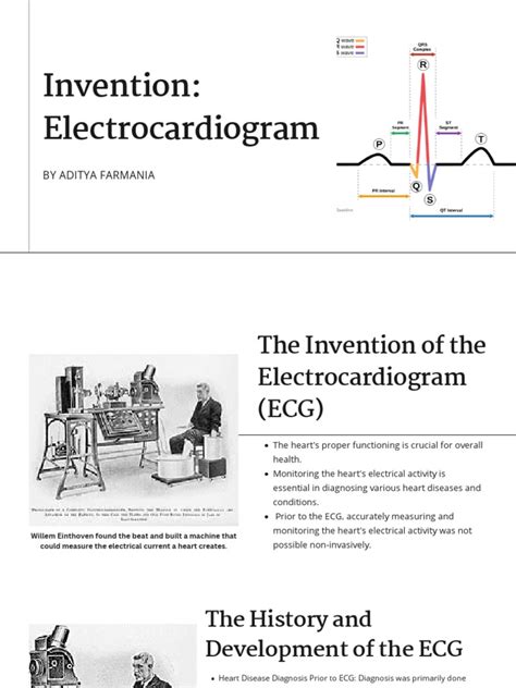 Invention Electrocardiogram (ECG) | PDF | Electrocardiography | Heart