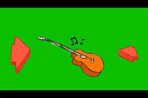 Guitar Acoustic - Hand-Drawn Animation -... | Stock Video | Pond5