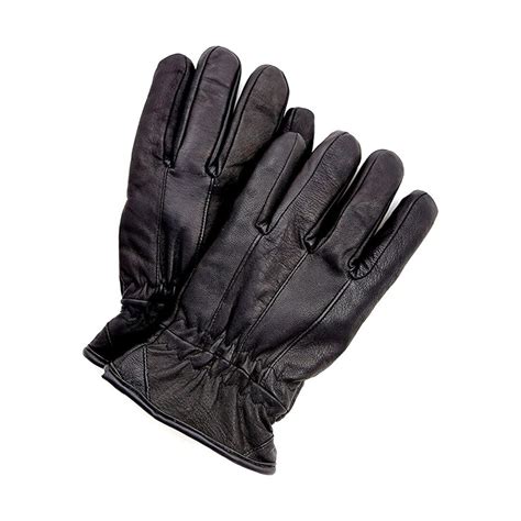 Men's Leather Winter Dress Driving Gloves fleece Lining Black - Etsy