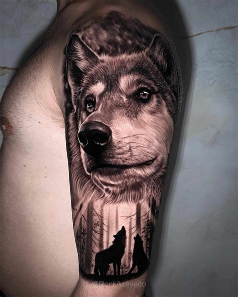 Cool and edgy Geometric Wolf Face Tattoo ideas for your next body art ...