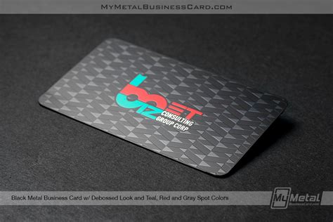 Black Metal Business Cards | My Metal Business Card