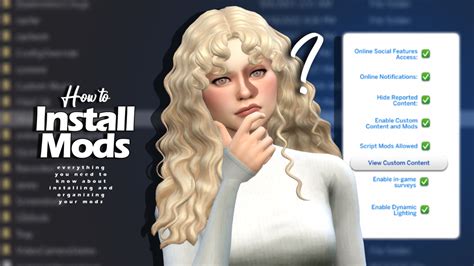 How To Properly Install Mods For The Sims 4 — SNOOTYSIMS