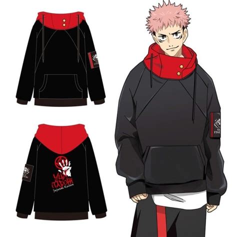 Jujutsu Kaisen Itadori Yuji Cosplay Hoodie and Pants (Separate ...