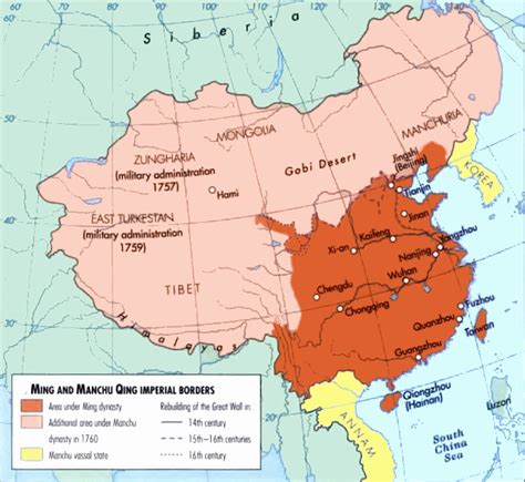 China History Maps - 1644-1912 Qing / Ch'ing (Manchu)