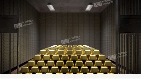 The Gold In Vault Stock Animation | 11532487