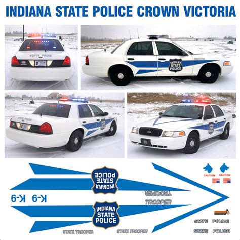 Indiana State Police – Crown Victoria – Bilbozodecals