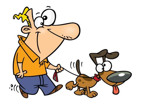 Person Walking Dog Png Walk My Dog Cartoon Clip Art Library