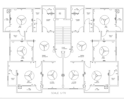 Create floor plan and electrical drawing in autocad 2d by Aurojit ...