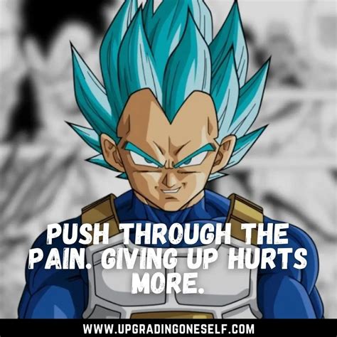 Vegeta quotes - Upgrading Oneself