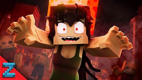 Zombie Girl 🧠 (Minecraft Music Video Animation) "Macabre Rotting Girl ...