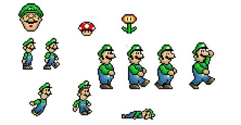 Mugen Paper Luigi Sprites