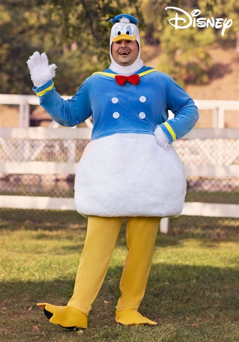 Plus Size Donald Duck Men's Costume