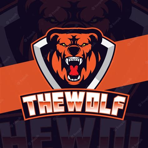 Premium Vector | Wolf mascot esport logo design for wolf gaming and sport