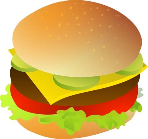 Cheese burger clip art free vector in open office drawing svg jpg ...