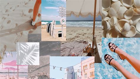 Ocean Aesthetic Collage Wallpaper