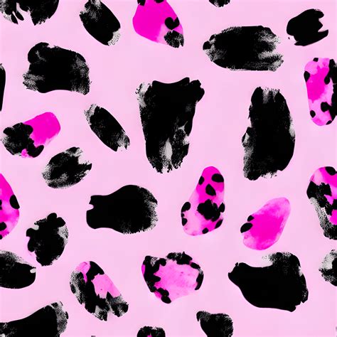 Pink White Black Cow Print Pattern · Creative Fabrica