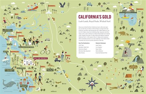 Illustrated Campus Map of Santa Clara University — Nate Padavick