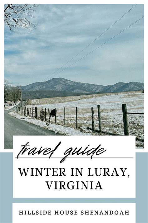 Shenandoah national park winter travel guide – Artofit