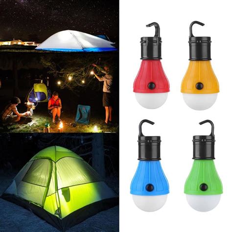 Portable Outdoor Hanging 3LED Camping Tent Light 3 Modes Dimmable ...