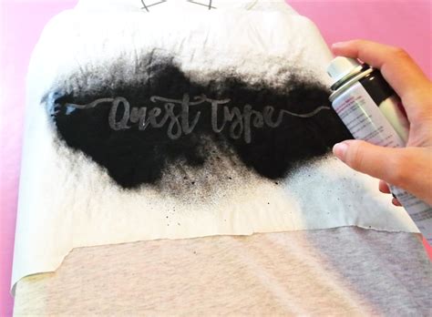 DIY T-Shirt Stencil Art – Quest Type