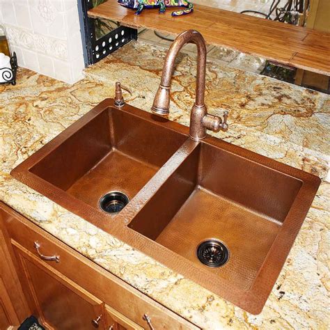 Dorp-in Copper Kitchen Sink – Custom Copper