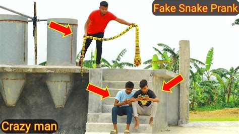 King Cobra Snake, Crazy Man, Prank Videos, Pranks, Fake, Public ...