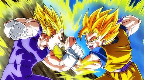 Goku And Vegeta Fighting Wallpapers - Wallpaper Cave