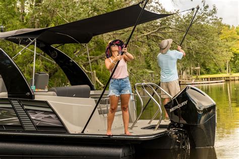 Our new Pontoon Boat Shade can be installed on most pontoon boats, new ...