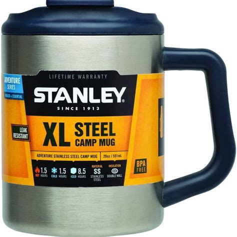 Stanley Stainless Steel Camp Mug, 20 oz - Walmart.com - Walmart.com