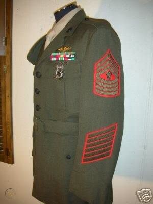 US Marine Corps Master Gunnery Sergeant Uniform | #24736213