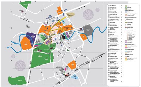 Rochdale Town Centre - Map of Shopping Areas